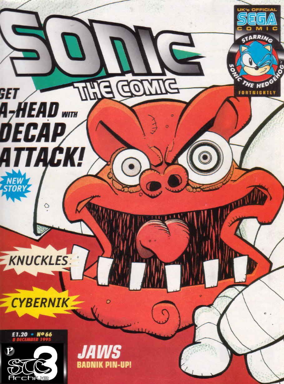 Sonic - The Comic Issue No. 066 Comic cover page